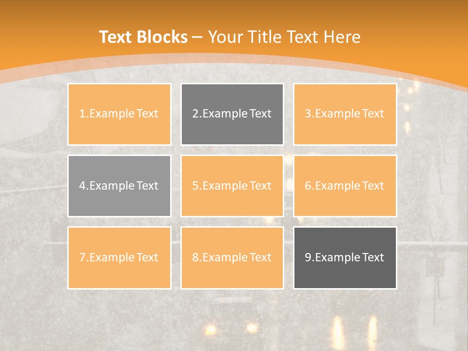 Destination Traffic Conditions PowerPoint Template