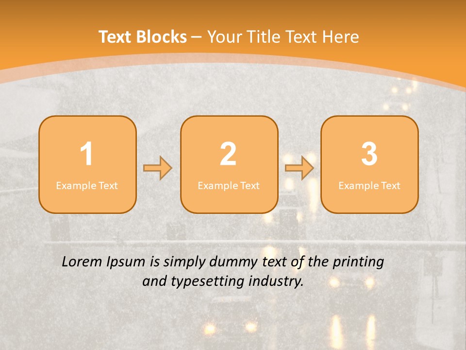 Destination Traffic Conditions PowerPoint Template