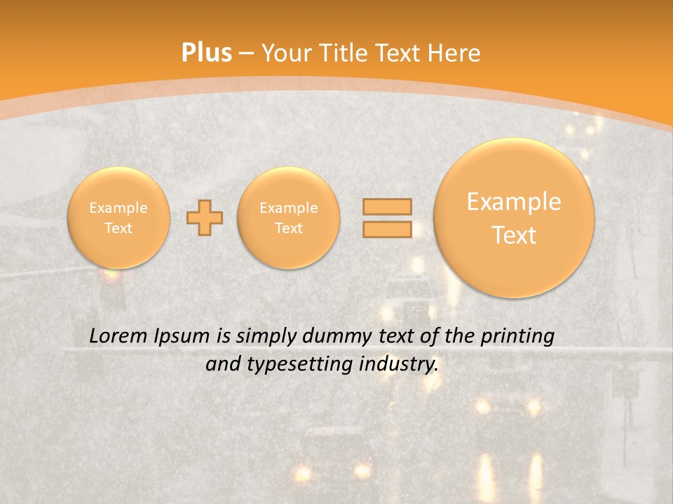 Destination Traffic Conditions PowerPoint Template