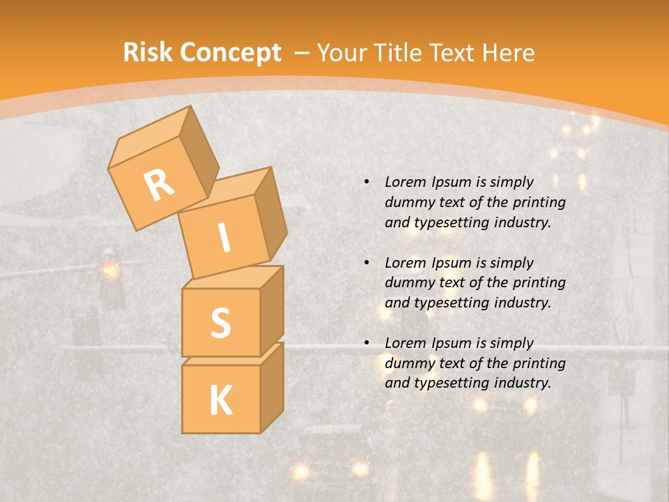 Destination Traffic Conditions PowerPoint Template
