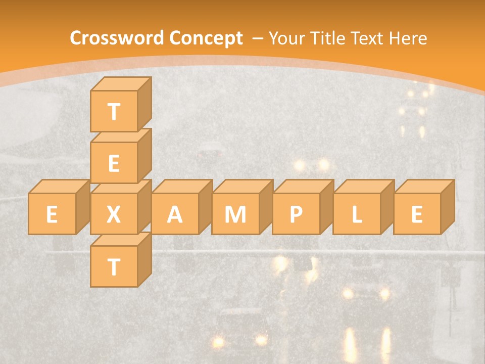 Destination Traffic Conditions PowerPoint Template