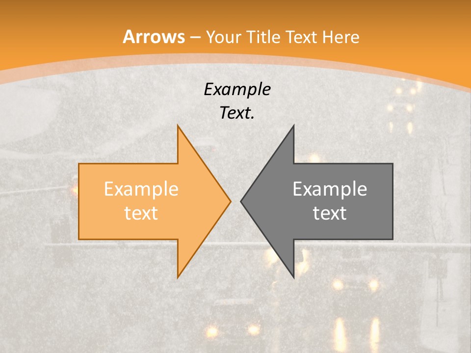Destination Traffic Conditions PowerPoint Template