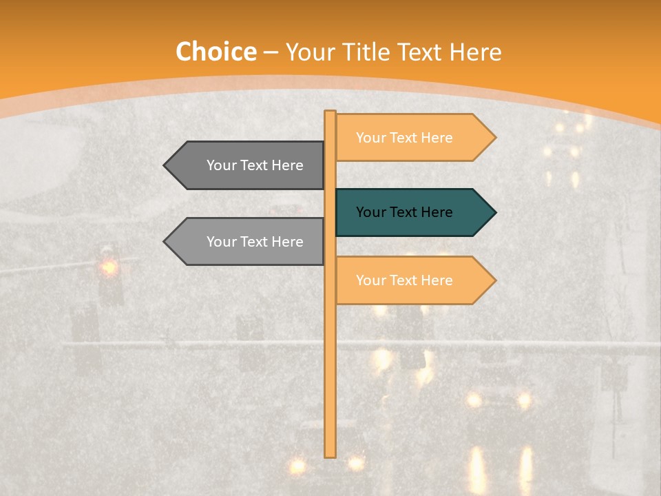 Destination Traffic Conditions PowerPoint Template