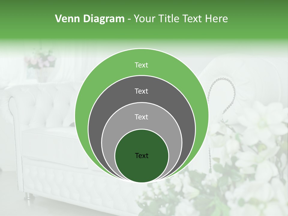 A Black Dog Is Sitting On A White Couch PowerPoint Template