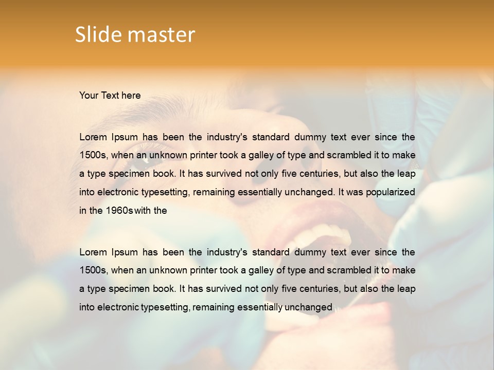 Surgical Glove Medicine Contemporary PowerPoint Template