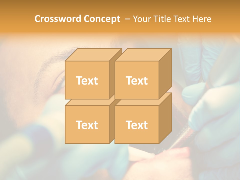 Surgical Glove Medicine Contemporary PowerPoint Template