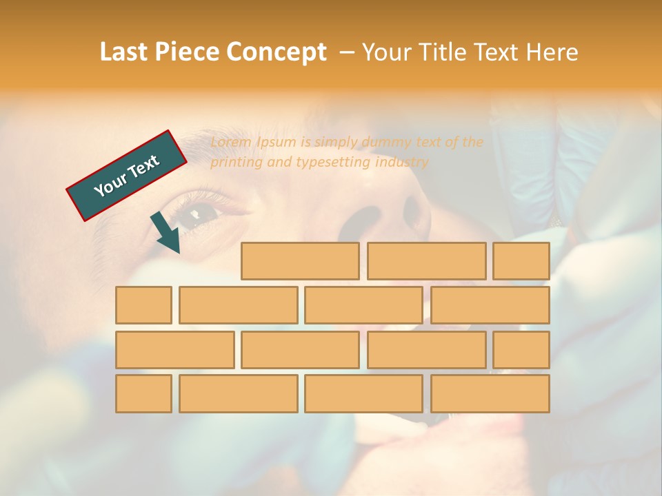 Surgical Glove Medicine Contemporary PowerPoint Template