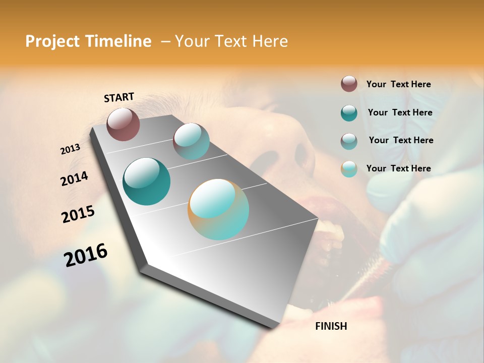 Surgical Glove Medicine Contemporary PowerPoint Template