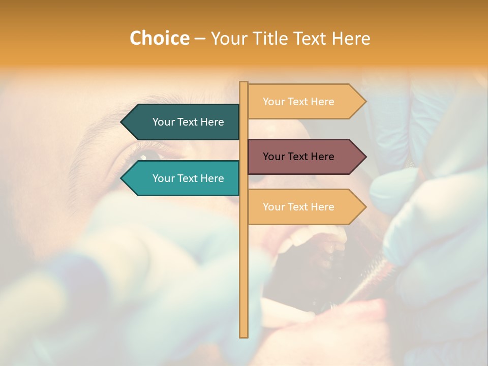 Surgical Glove Medicine Contemporary PowerPoint Template