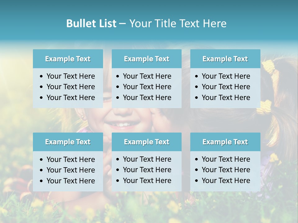 Friendship Sibling Person PowerPoint Template