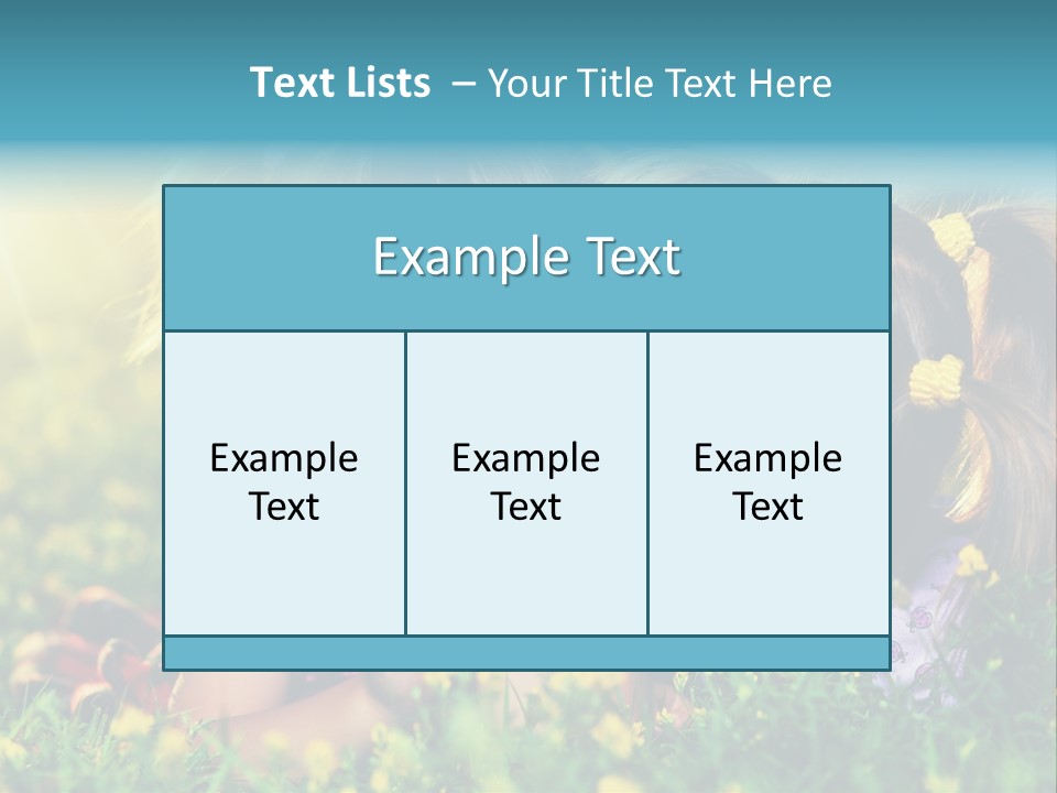 Friendship Sibling Person PowerPoint Template