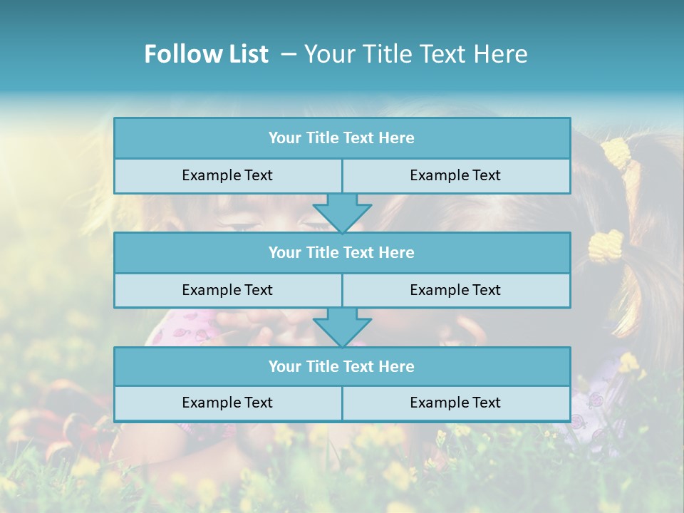 Friendship Sibling Person PowerPoint Template