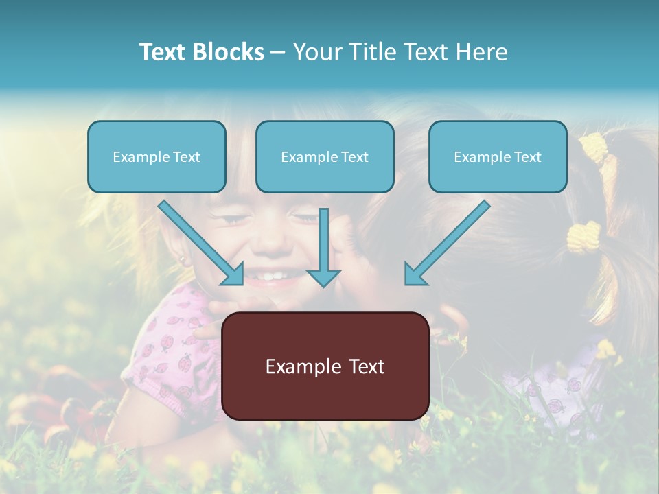 Friendship Sibling Person PowerPoint Template