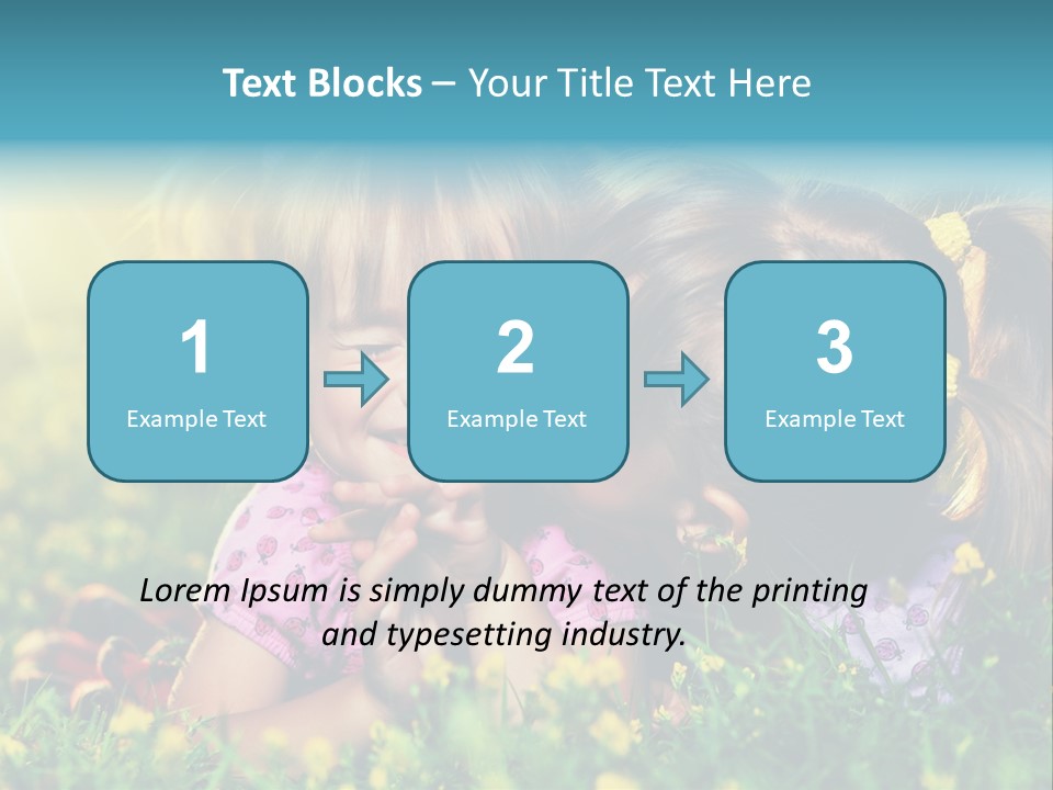 Friendship Sibling Person PowerPoint Template