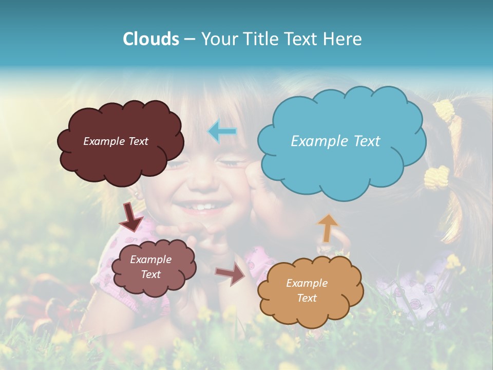 Friendship Sibling Person PowerPoint Template