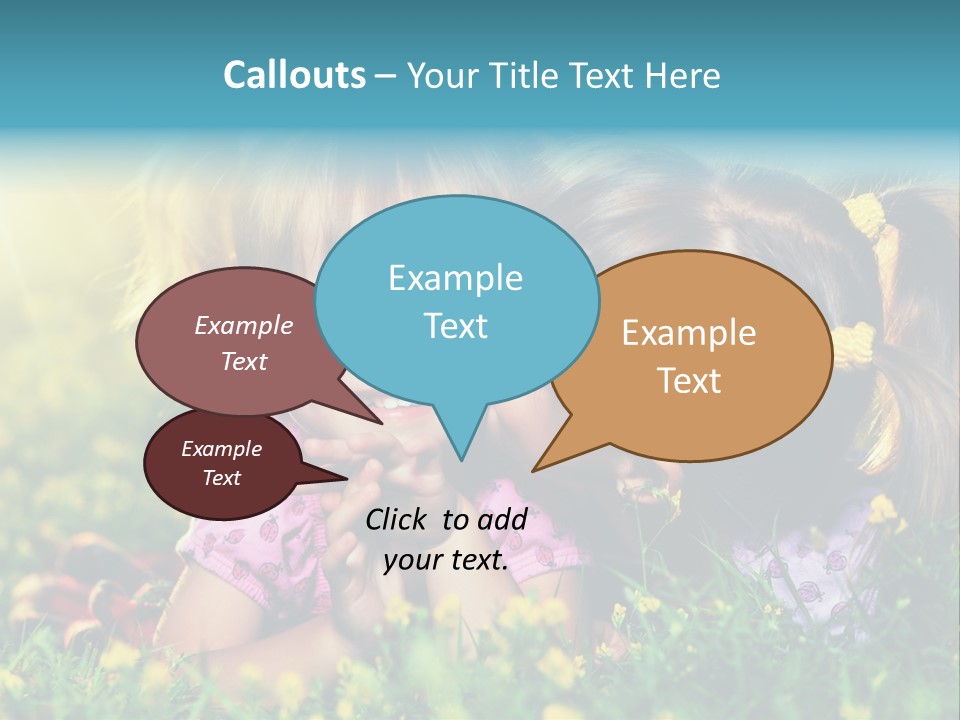 Friendship Sibling Person PowerPoint Template