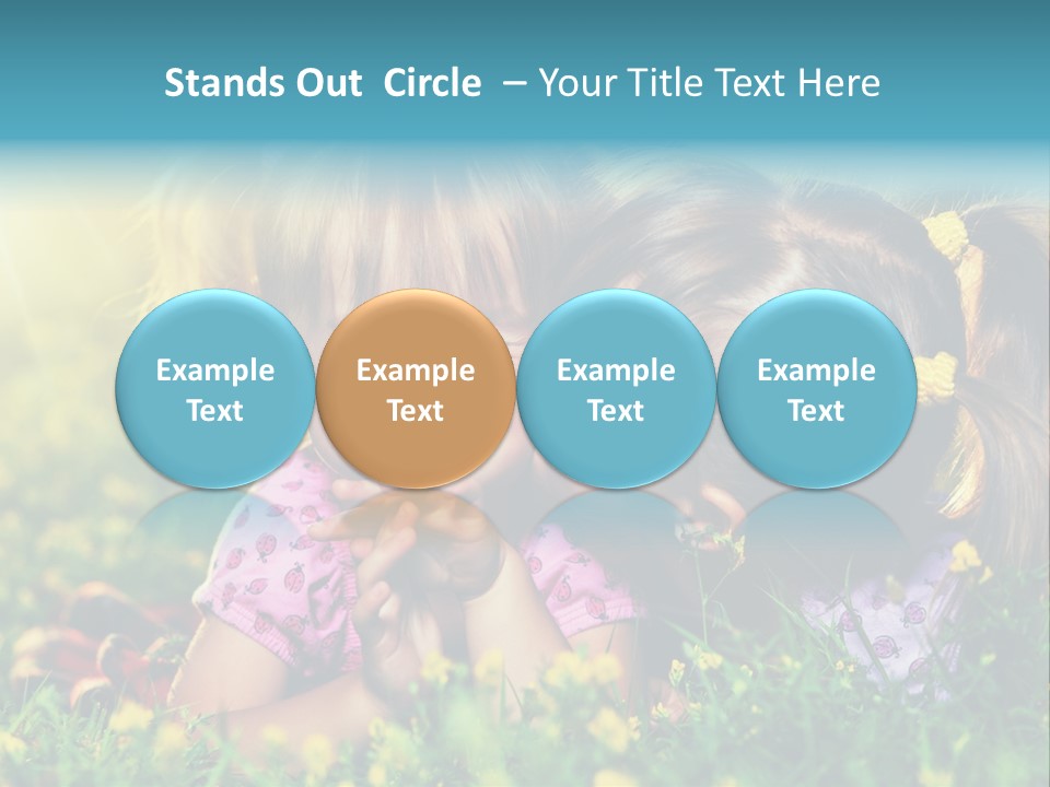 Friendship Sibling Person PowerPoint Template