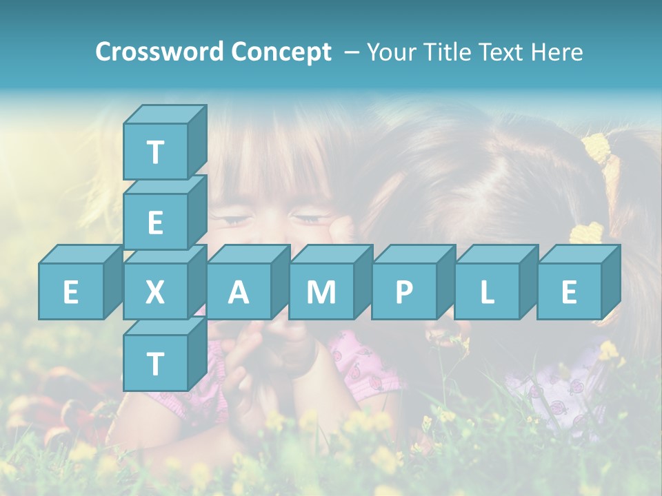 Friendship Sibling Person PowerPoint Template