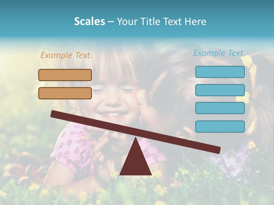 Friendship Sibling Person PowerPoint Template