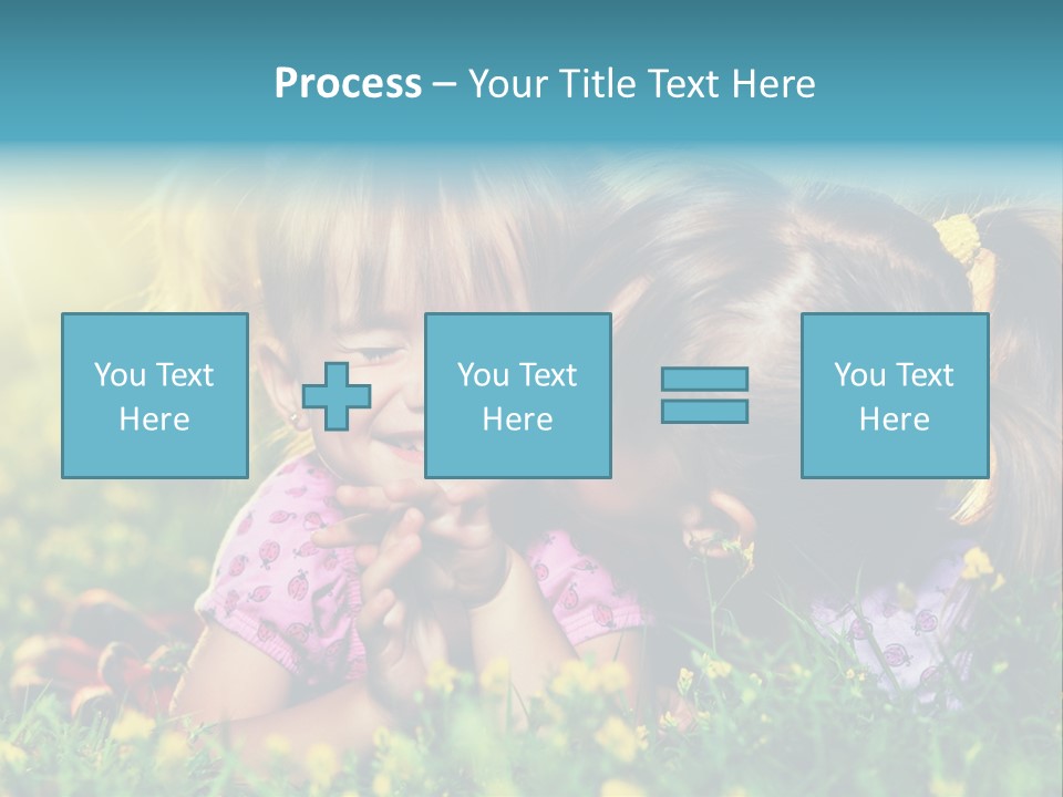 Friendship Sibling Person PowerPoint Template