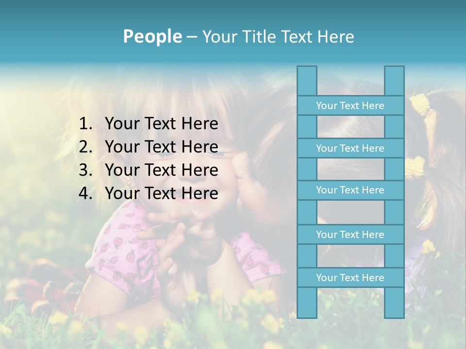 Friendship Sibling Person PowerPoint Template