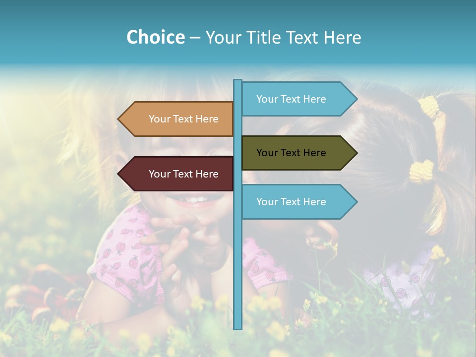 Friendship Sibling Person PowerPoint Template