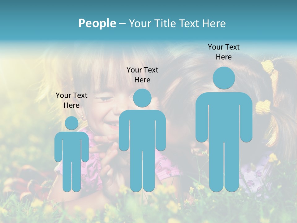 Friendship Sibling Person PowerPoint Template