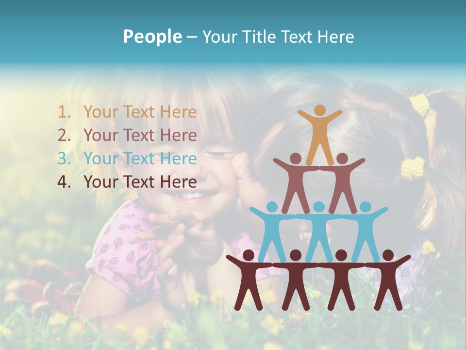 Friendship Sibling Person PowerPoint Template