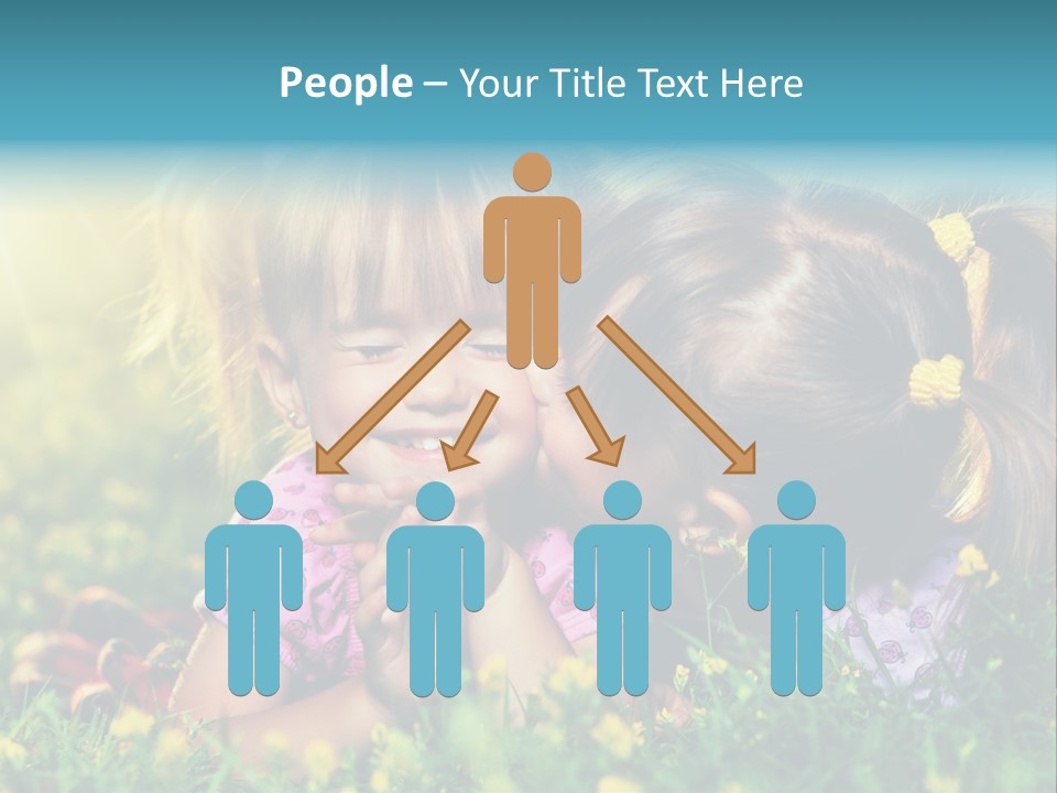 Friendship Sibling Person PowerPoint Template