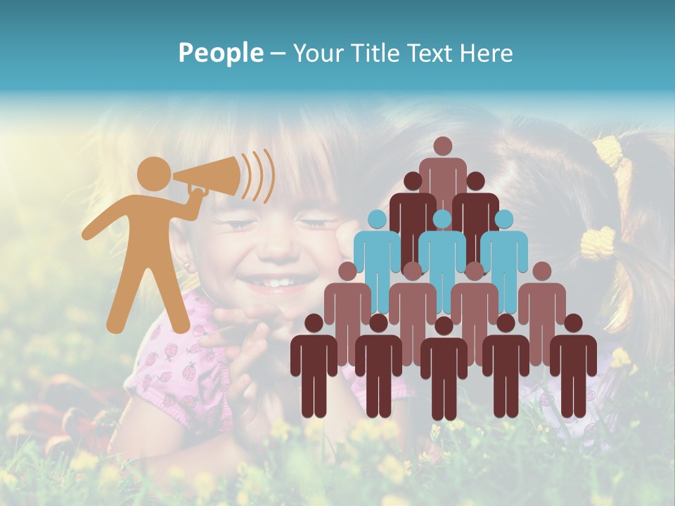 Friendship Sibling Person PowerPoint Template