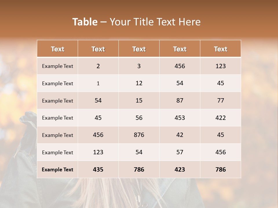 Teenager Vacation Outdoor PowerPoint Template