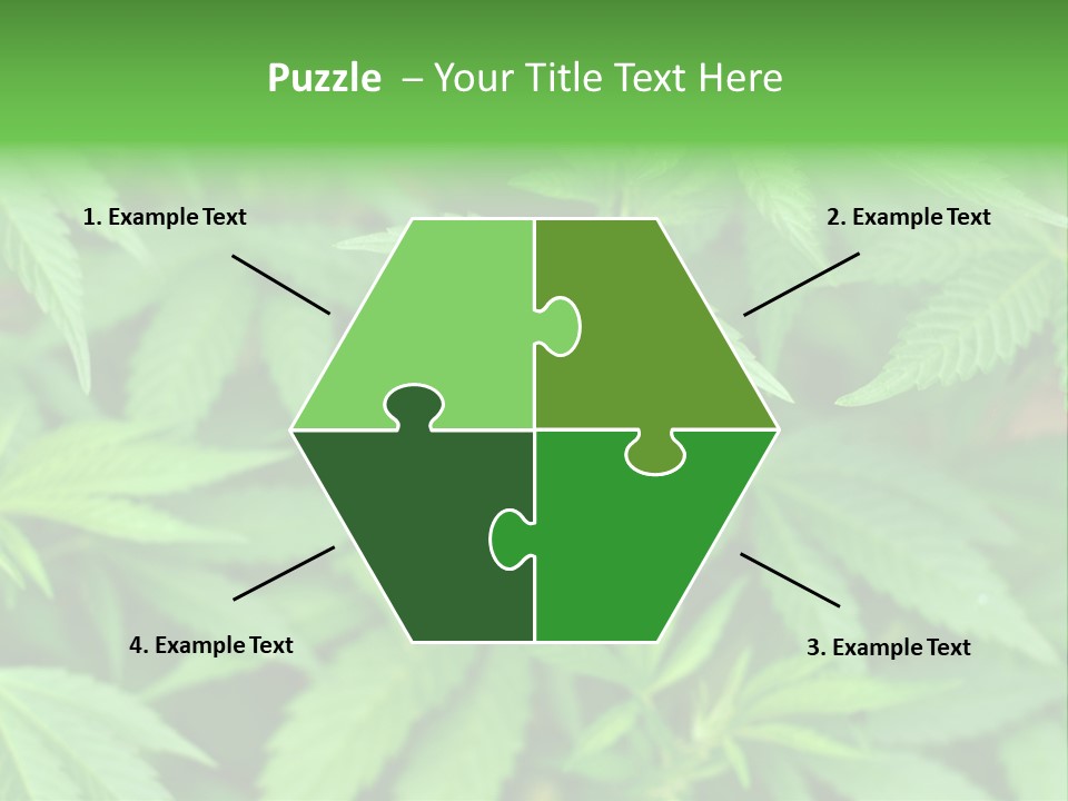 Culture Green Indicate PowerPoint Template