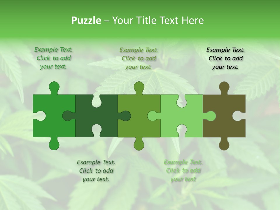 Culture Green Indicate PowerPoint Template