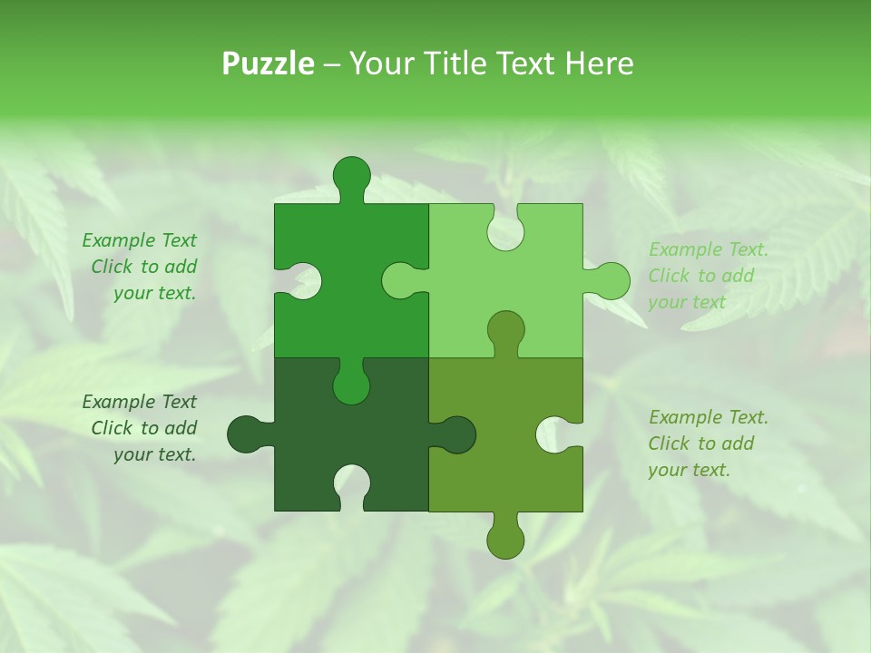 Culture Green Indicate PowerPoint Template