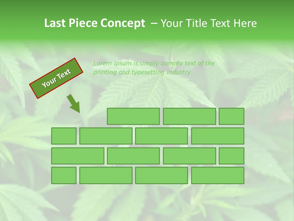 Culture Green Indicate PowerPoint Template
