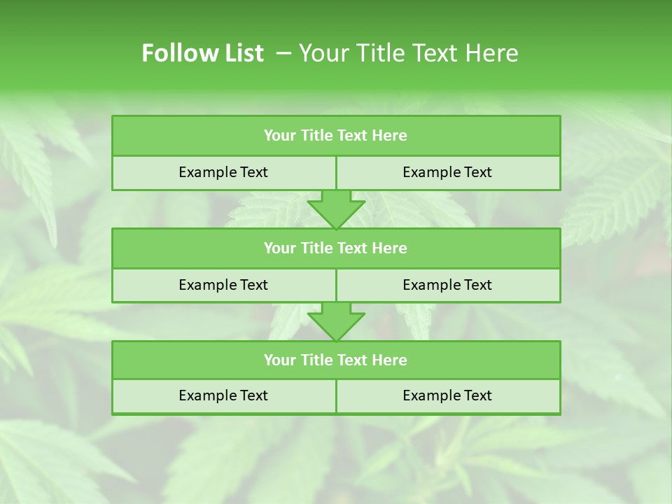 Culture Green Indicate PowerPoint Template