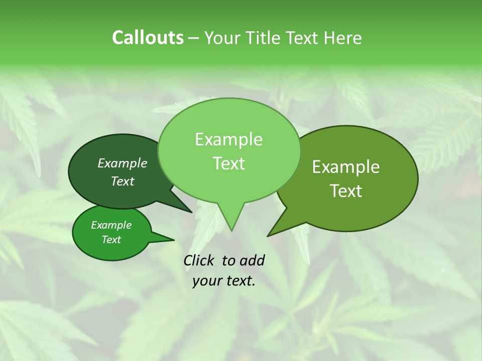 Culture Green Indicate PowerPoint Template