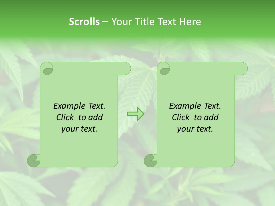 Culture Green Indicate PowerPoint Template