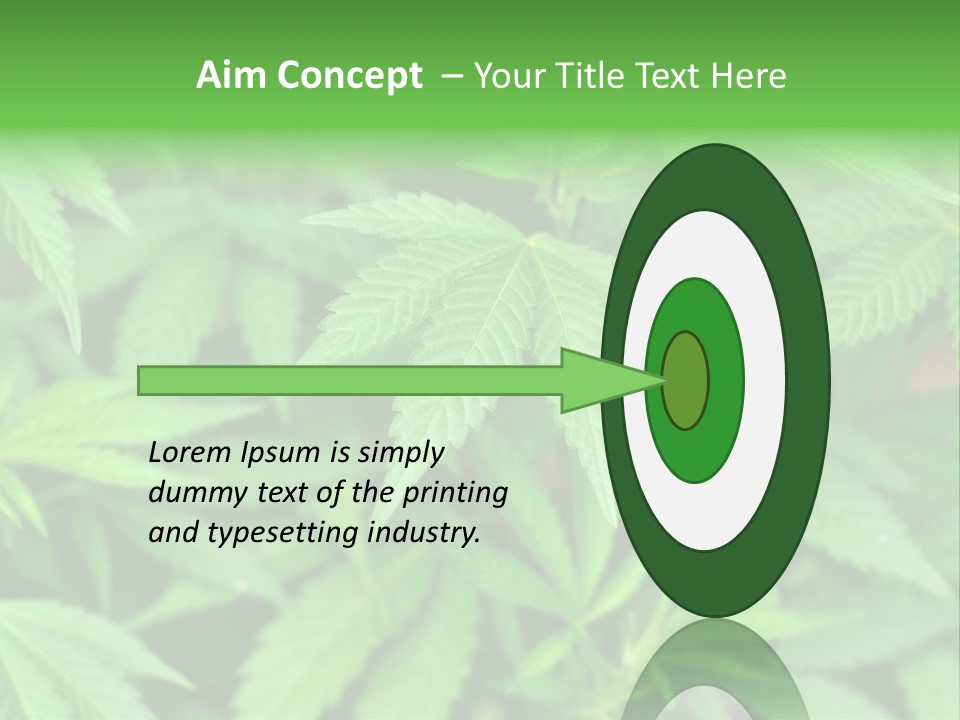 Culture Green Indicate PowerPoint Template