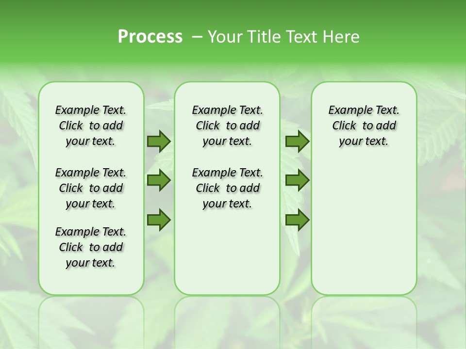 Culture Green Indicate PowerPoint Template