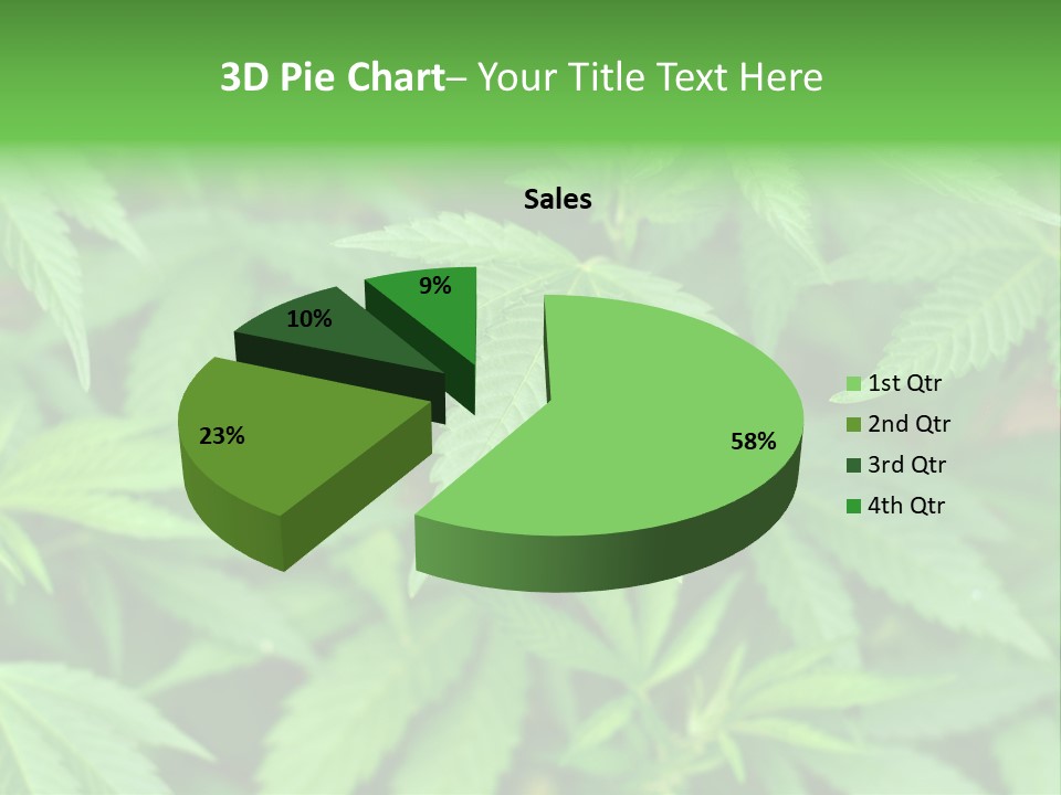 Culture Green Indicate PowerPoint Template