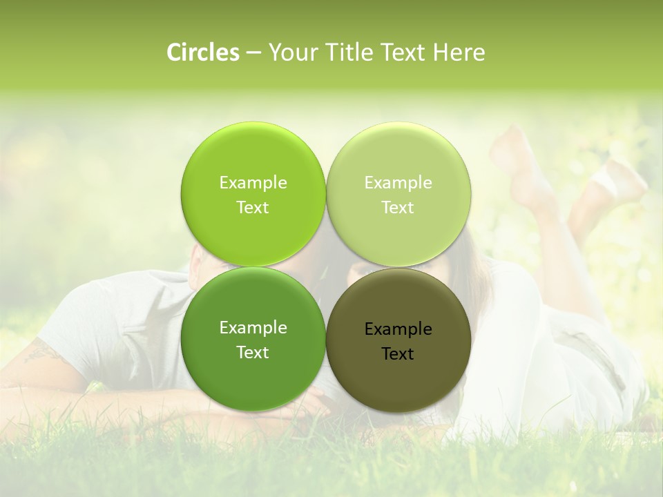 Dream Lying Field PowerPoint Template