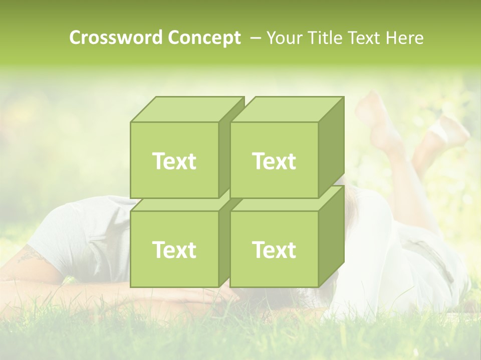 Dream Lying Field PowerPoint Template