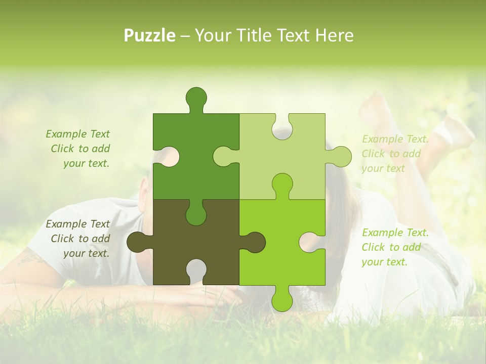 Dream Lying Field PowerPoint Template