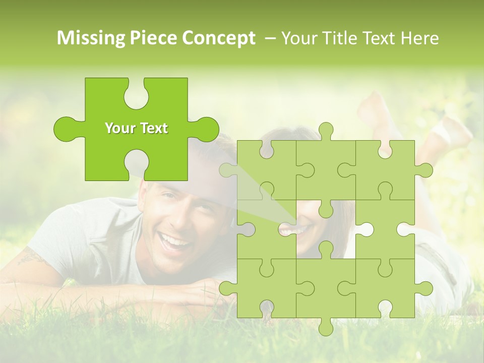 Dream Lying Field PowerPoint Template