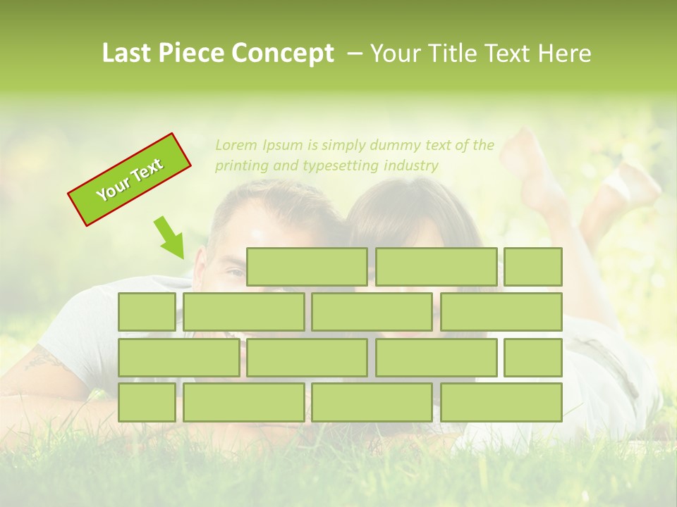 Dream Lying Field PowerPoint Template