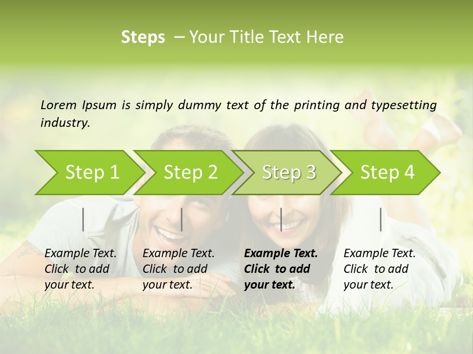 Dream Lying Field PowerPoint Template