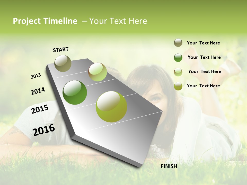 Dream Lying Field PowerPoint Template