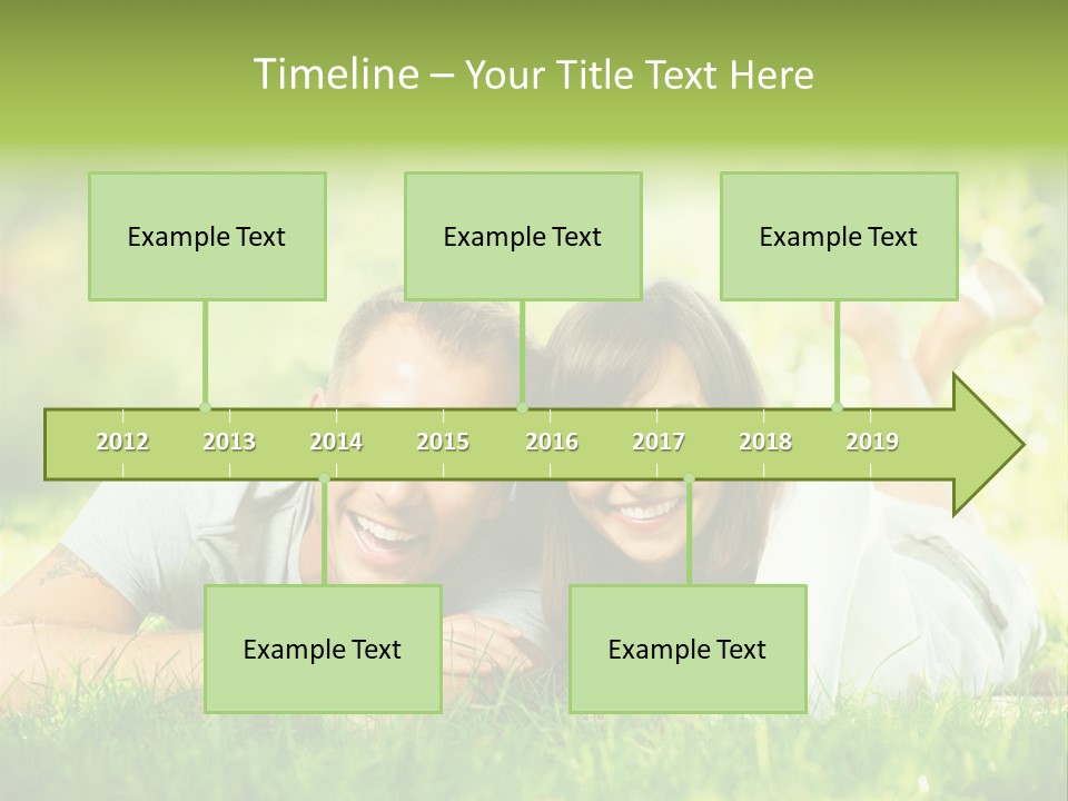Dream Lying Field PowerPoint Template