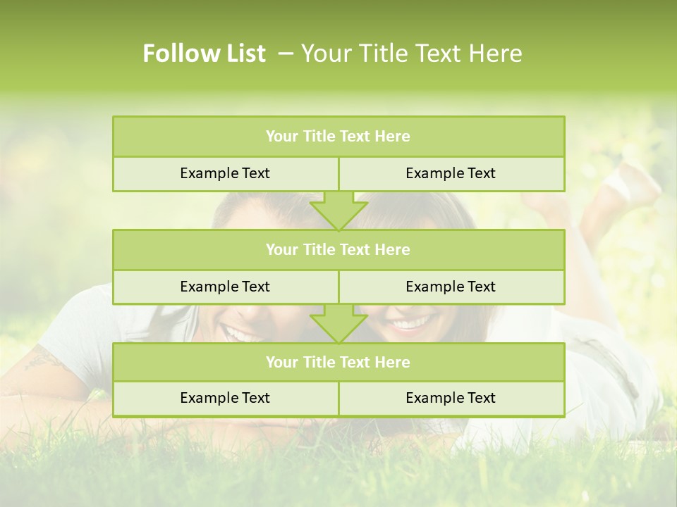 Dream Lying Field PowerPoint Template